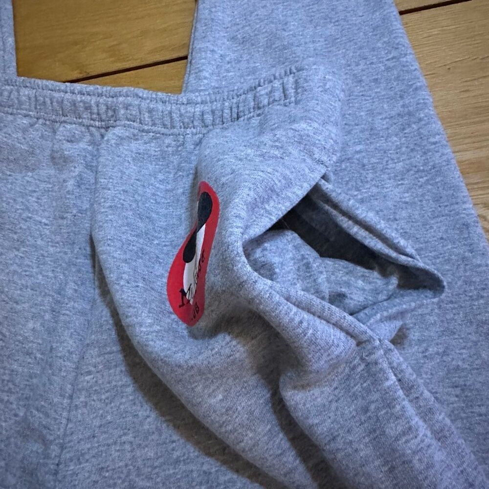 Vintage Disney store Mickey Mouse club jogger sweat unisex gray small - Picture 6 of 10